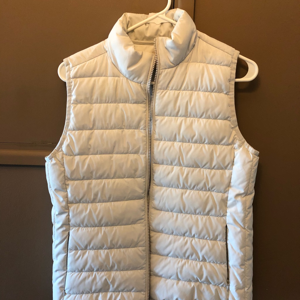 White Puffer Vest